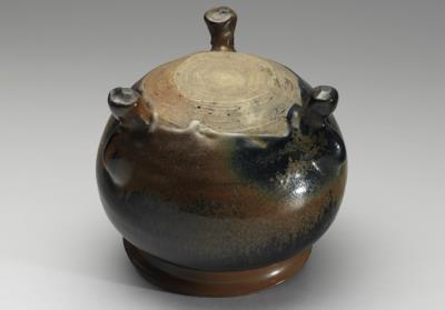 图片[3]-Fu vessel with three feet and in black glaze, Tang dynasty (618-907)-China Archive